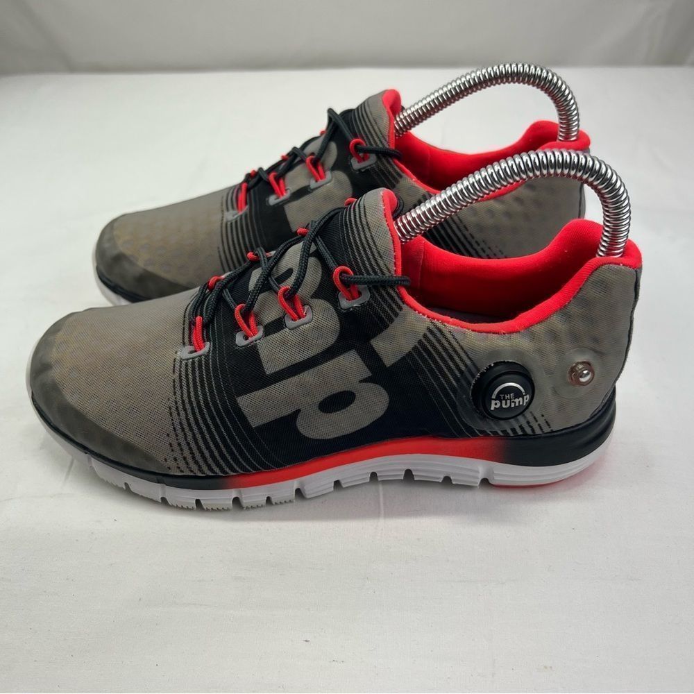 Reebok Zpump Fusion Gray Running Shoes Sneakers Women’s Size 6 V66478